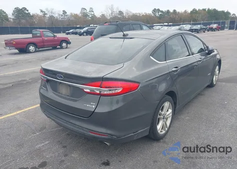 2018 Ford Fusion Hybrid Se из США, поврежденный, VIN 3FA6P0LU1JR173733